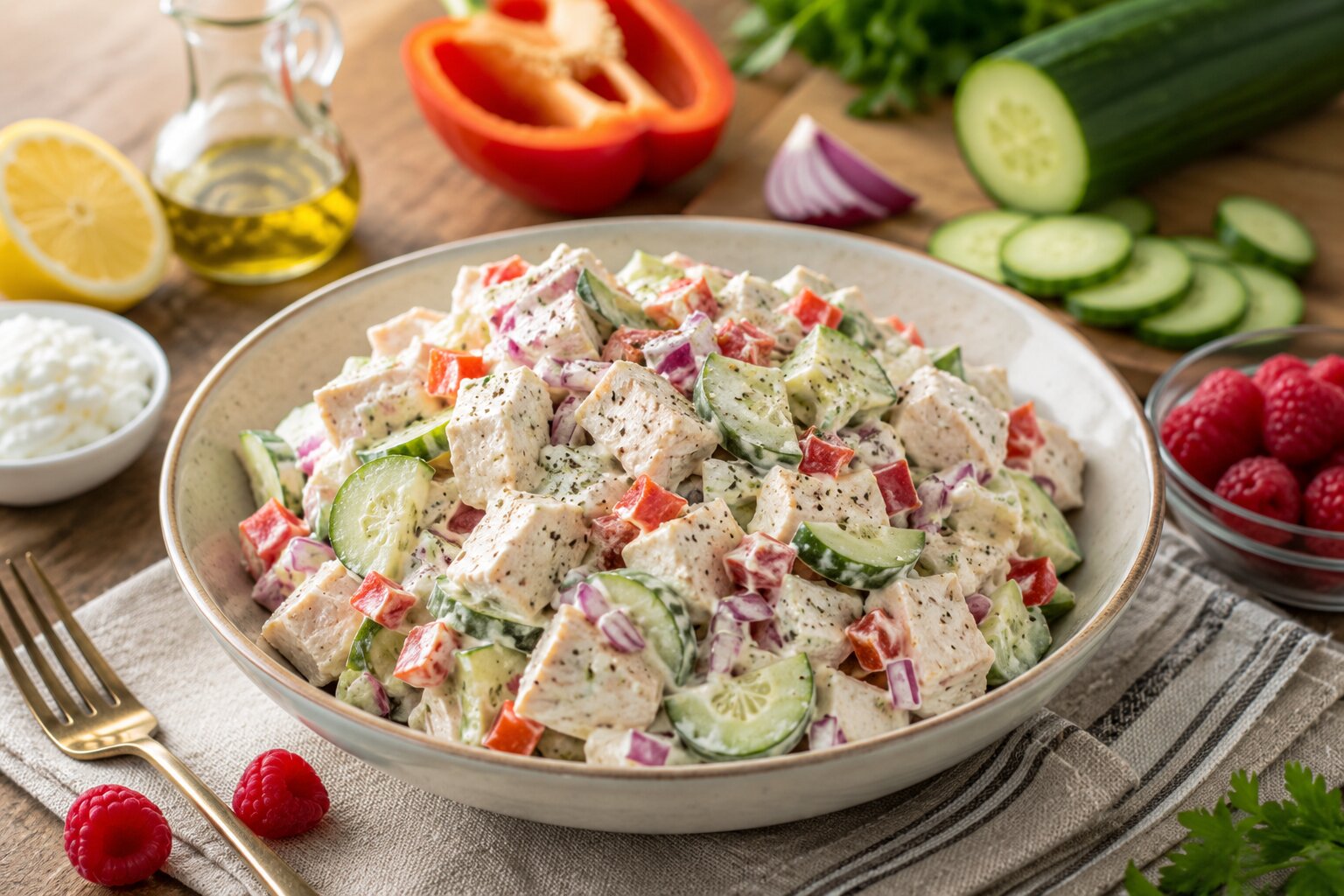 Chicken-Cucumber Salad